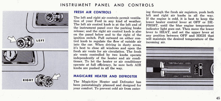 1965 Ford Owners Manual Page 6